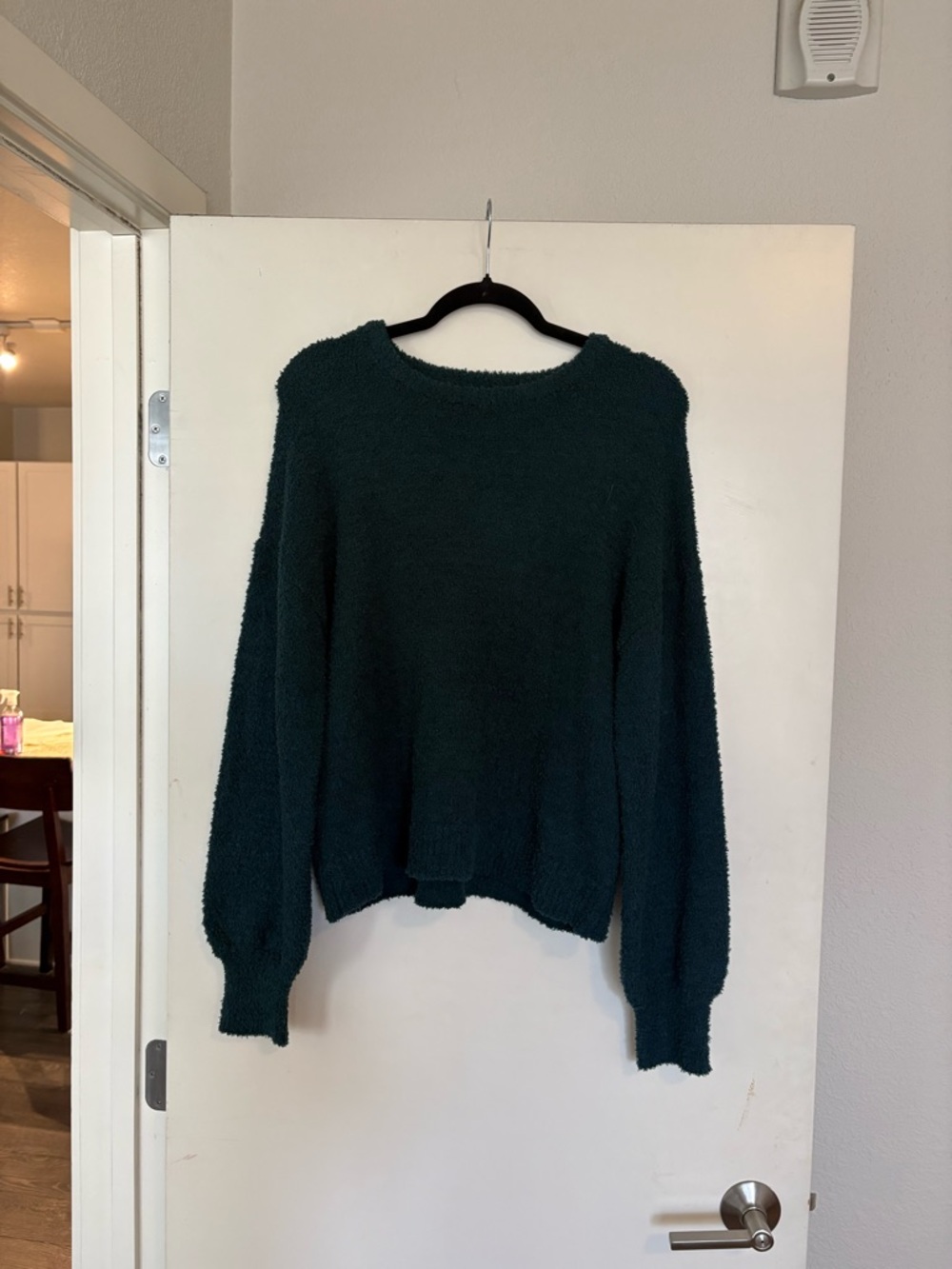 Sanctuary Teal-Blue Cozy Crewneck Sweater NWT